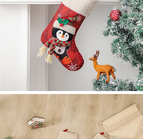 Julstrumpa för träddekoration, Julgodispåse Penguin