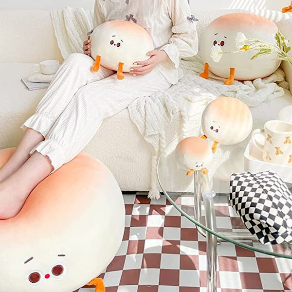 Squishy Decompression Steamed Buns Plyschdocka 40cm