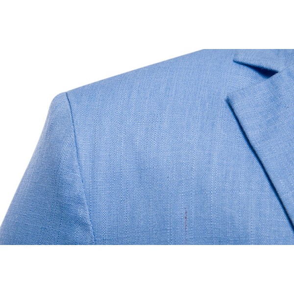 Kostym Herr Business Bröllop Fest Kavaj Kontor Blazer Yellow XS