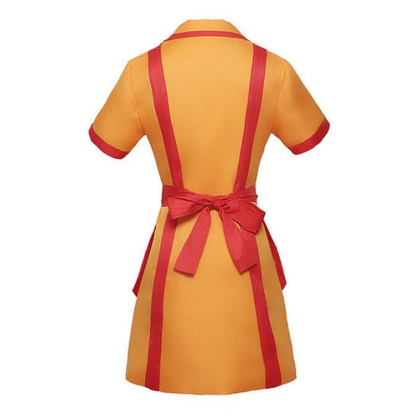 Kvinnors middagsuniformklänning Cosplay kostym Halloween XL