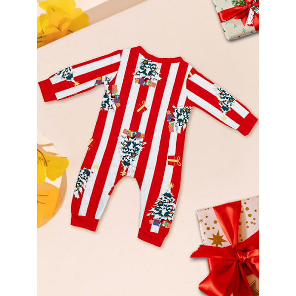 Julepyjamas for Familie Matchende Sett Baby 12