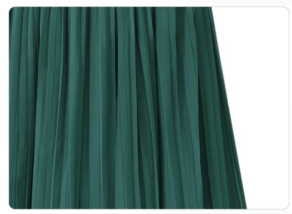 Dam Elastisk Midja Plisserade Chiffong Culottes Croppade Vida Ben Flödiga Byxor gray L