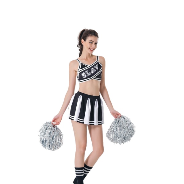 Naisten Seksikäs Cheerleader-asu Mini-Pliisiskulla L