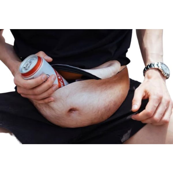 Fake Beer Belly Fanny Pack Midjepaket Style 3