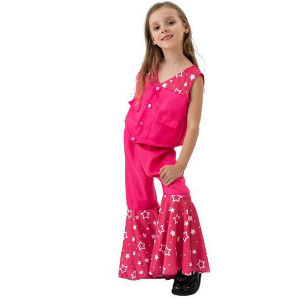 Halloween Rosa Ytelse Kostyme For Jente M