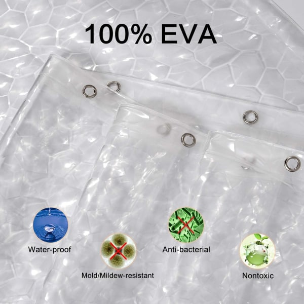EVA 72x74 tum klar duschdraperi Style3