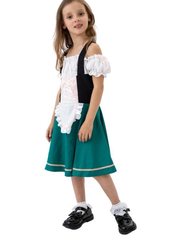 Barnens München Oktoberfest Flickas Kostym L