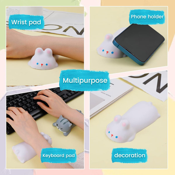 Handledsstöd för mus Söt Mini Cat Mouse handled