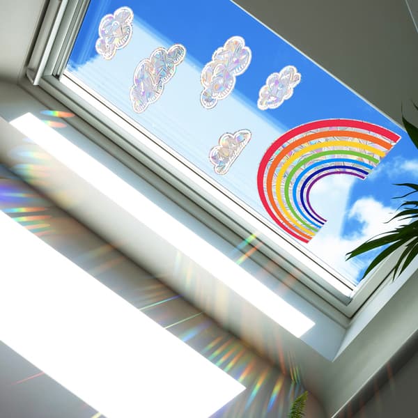 Regnbue Vægstikker Sol Sky Stjerne Vægstikker Rainbow