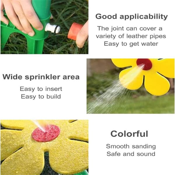Crazy Daisy Sprinkler - Have Sprinkler til Græs Red