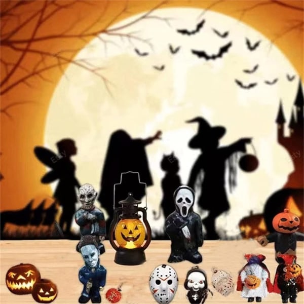 Halloween Leksaker Adventskalender 2023 Med 24 Halloween Leksaker Halloween Blind Box B