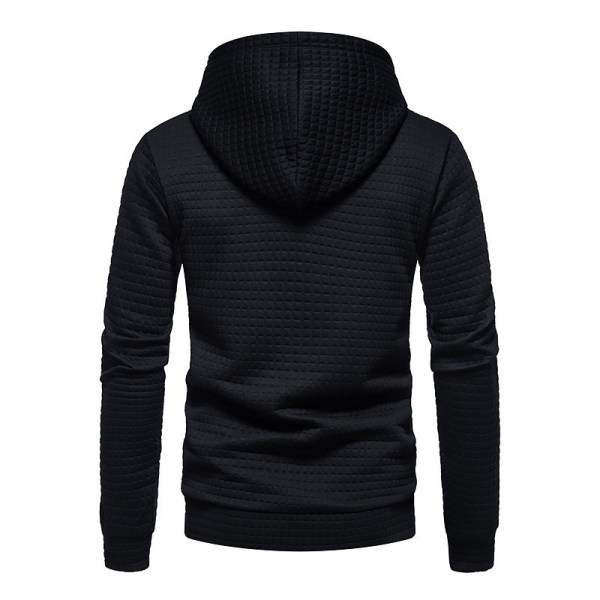 Långärmad tröja för män Casual hoodies black XL