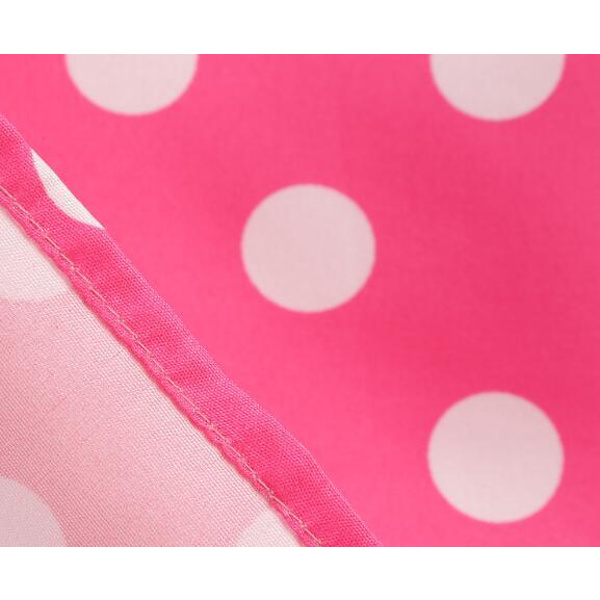 Pink Prikket Plaid Halter Kjole Rose XL