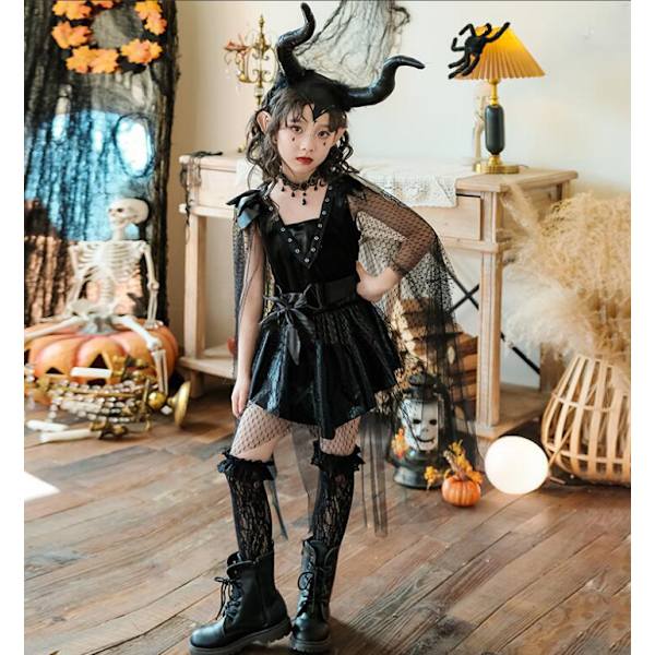 Halloween-lasten Cosplay-asuja Vampyyrimekot L