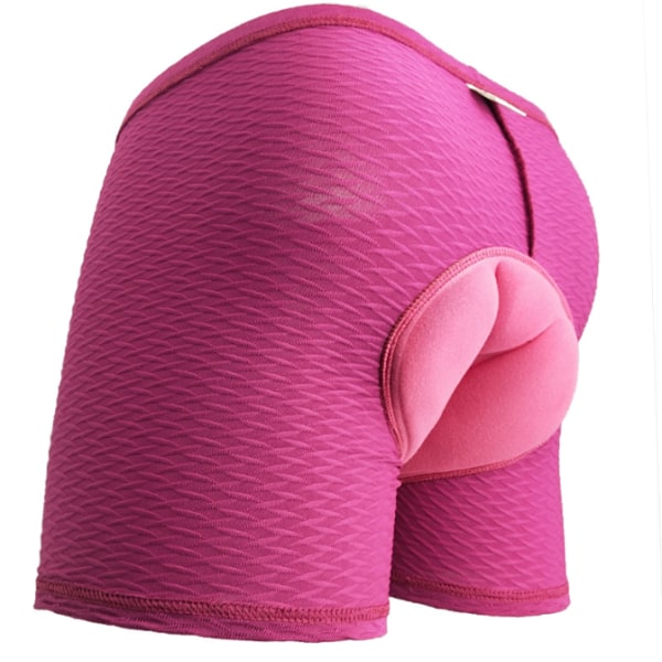 Cykelunderkläder för kvinnor, Vadderade cykelbyxor Pink 2XL