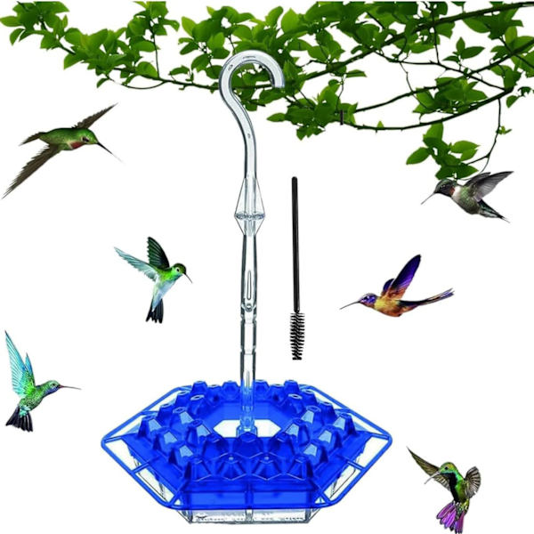 Kolibri Foder, Plastik Foder til Udendørs, Sherem Sweety Kolibri Foder blue
