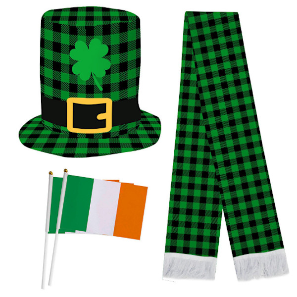 3 delar St. Patrick's Day Party Hat Set 2