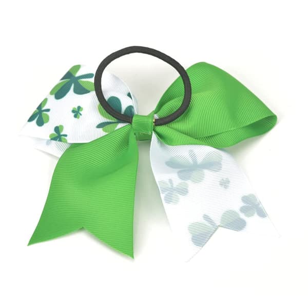 Kløver-sløyfer til jenter for St. Patricks Day - Hårtilbehør