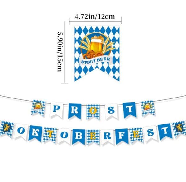 München Oktoberfest Festtema Ballong Set STYLE 2