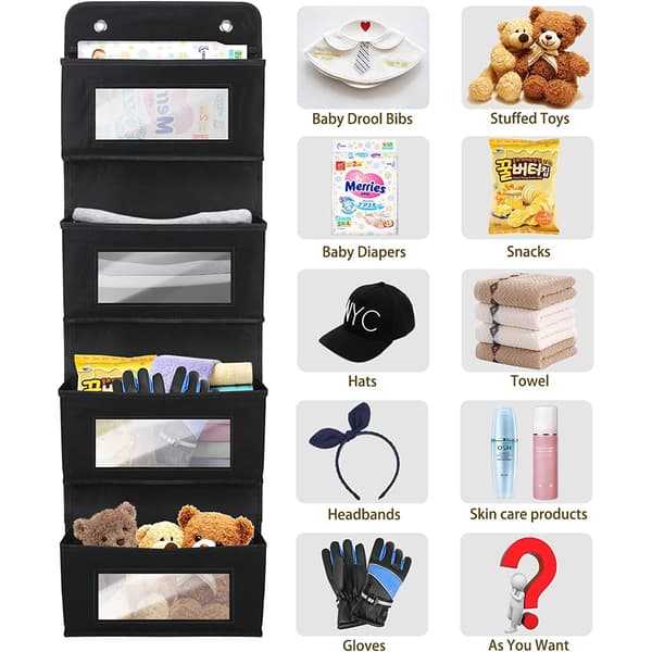 Över Dörren Hängande Organizer Grey