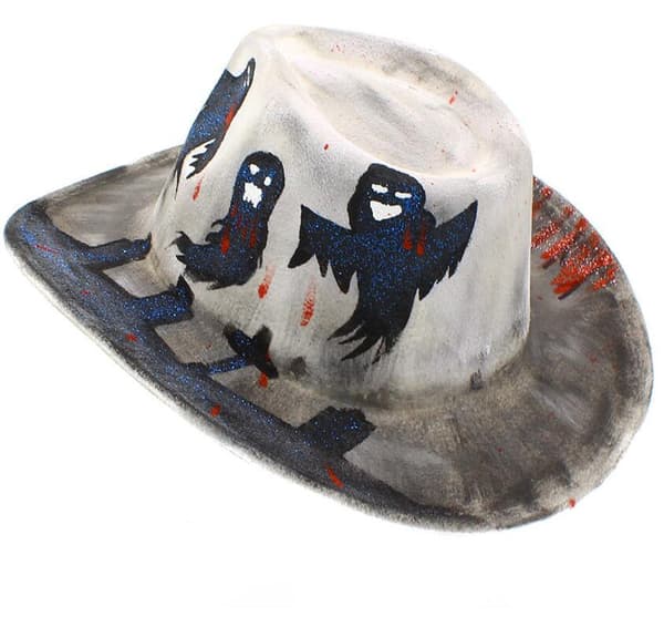 Halloween Cowboyhatt Unisex Festlig Hatt Style5