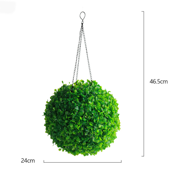 Keinotekoiset buksupallotopiarit Green 46.5*24CM