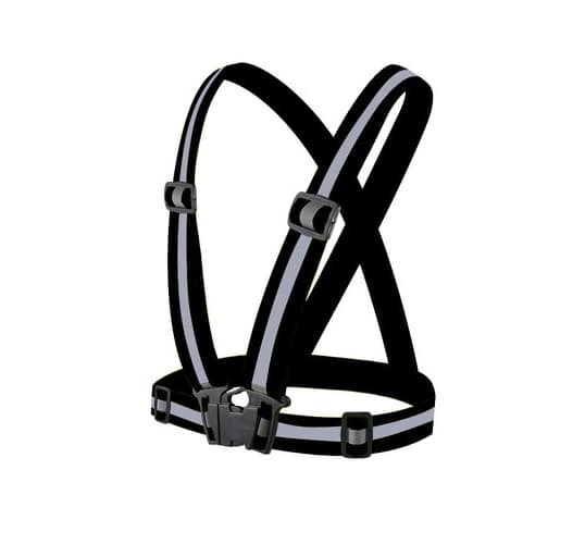 Reflekterande säkerhetsväst med hög synlighet black