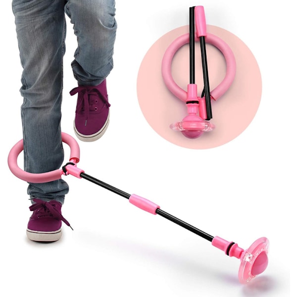 Lasten Taitettava Nilkkahyppy Pallo Valaiseva Hyppy Värikäs Urheilun Hyppy Pallo Pojat Tytöt Lelut Pink