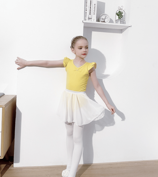 Ärmlös set för barn yellow 140