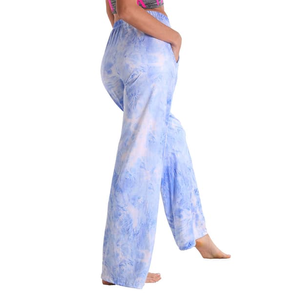 Damm Pyjamasbyxor Stretch Lounge Byxor Blue L