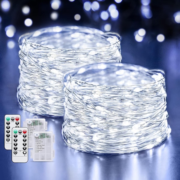 33ft 100 LED Orange Lys til Halloween White 10m