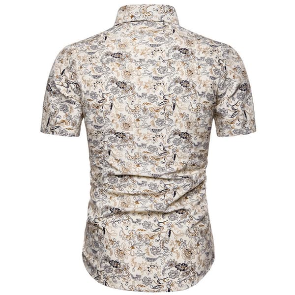 Herrskjortor med korta ärmar, trendigt tryckta DC03 2XL