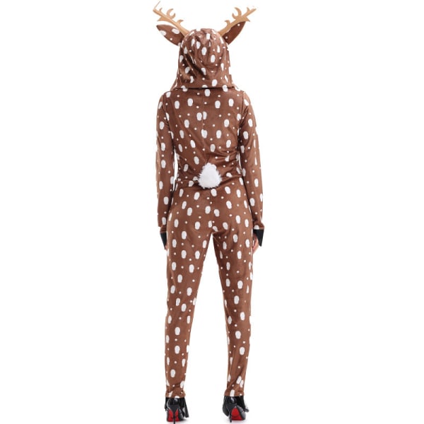 Animal Deer Onesie Cosplay Cosplay För Vuxen M