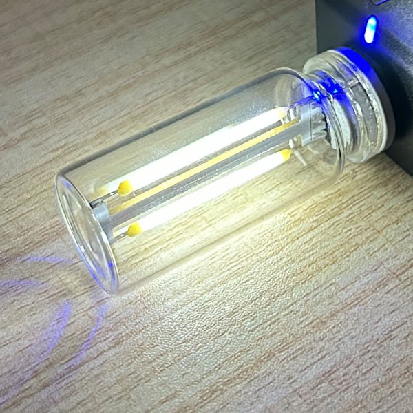 Bærbar Berøringsstyret LED Natlampe, Mini USB Pærelampe Natural Light