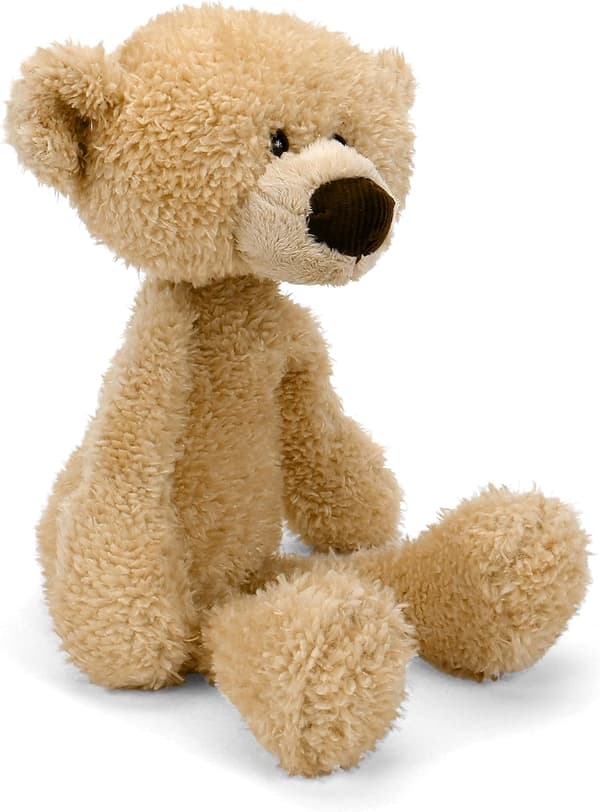Fuzzy Teddy Bear, Premium Fyldt Dyr Yellow