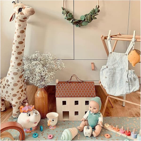 Ihastuttava Simuloitu Giraffi Pehmolelu Pehmeä Pehmolelu 45cm