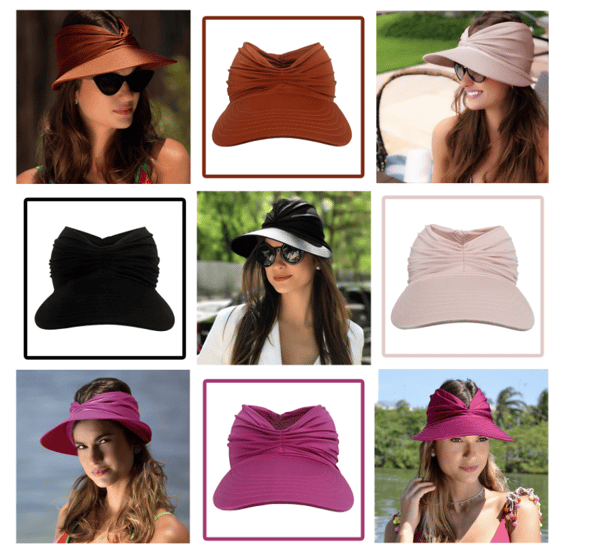 Den nya tomma topp 50 + cap rose red