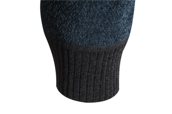 Hettegenser i strikk for menn - varm jakke Navy blue M