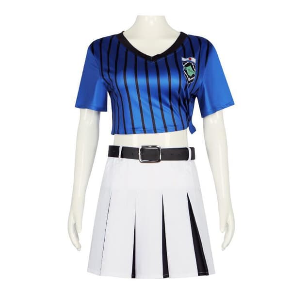 Blå Cheerleaderklänning för Flickor, Cosplay-kläder 2XL