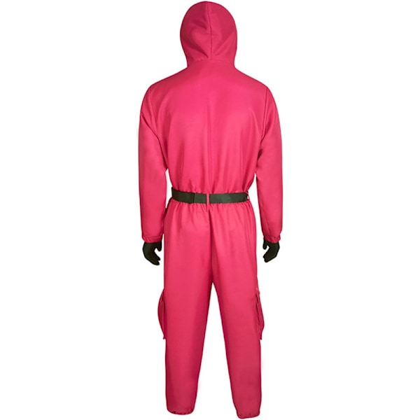 Squid Game 2 Voksen Trekant Vakt Jumpsuit Triangular S