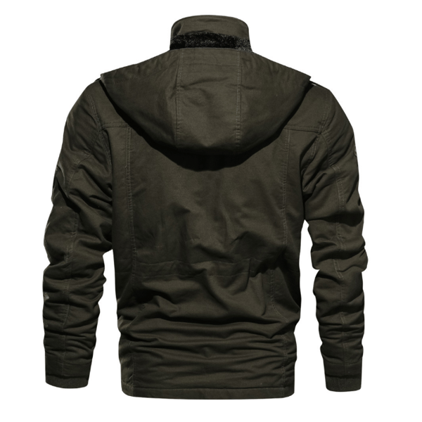 Vinter Casual Thicken Jacketjacka för män dark green L
