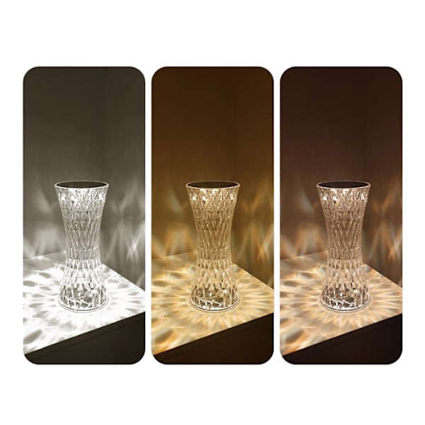 Kristalllampa Night LightDiamond Bordslampor remote control