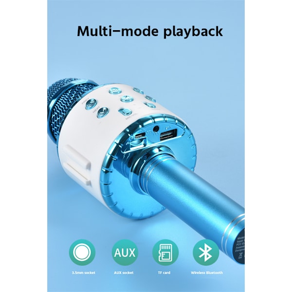 Trådlös Bluetooth hemmikrofonhögtalare för barn en USB color3