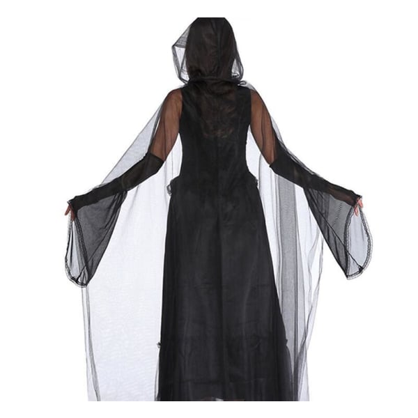 Spöksbrud Kostym Halloween Kvinna Vuxen Kostym Style4 XL