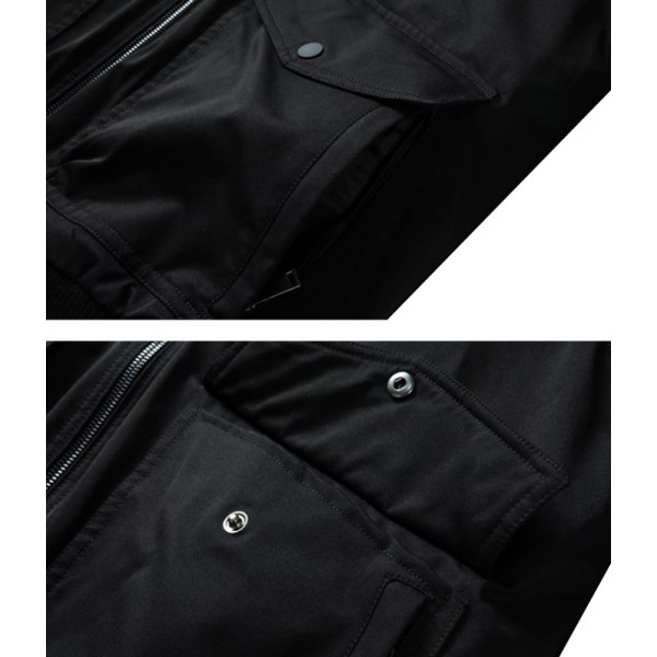 Herrjackor Full Zip Vintervarma kappor Ytterkläder khaki M