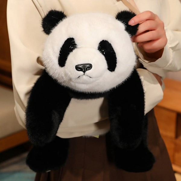 Panda Plyschdjur Mjuk Leksak Söta Mjuka Kroppsdocka 30*26*15cm