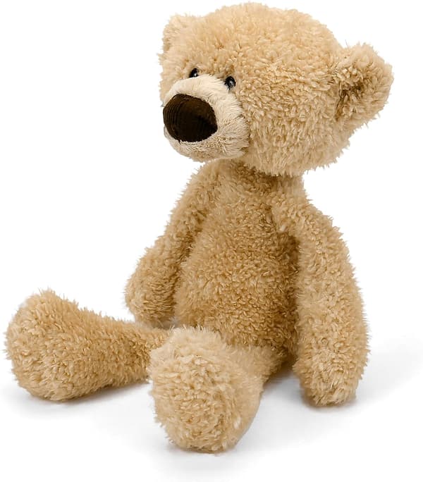 Fuzzy Teddy Bear, Premium Plysjdyr Yellow