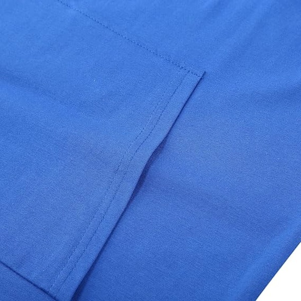 Træningshættetrøje til mænd, bodybuilding muskeltrøje Blue XS