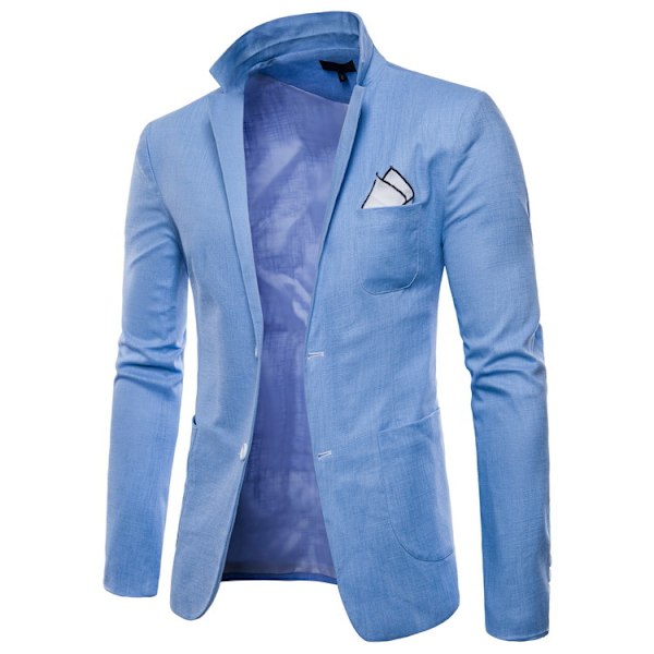Dressjakke for menn, forretning, bryllup, selskap, kontor Green L