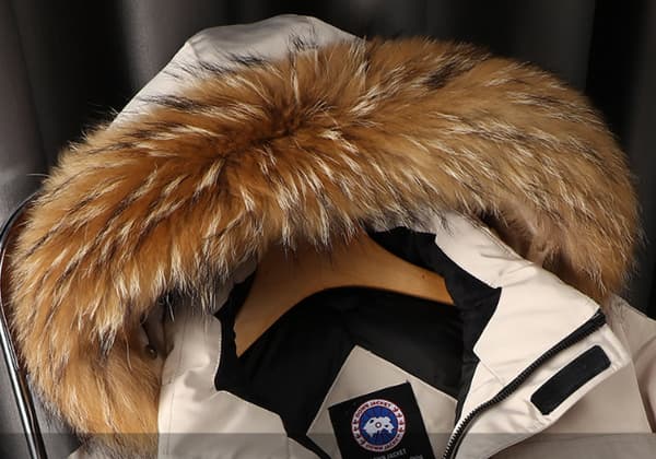 HERR Tjock Vinterjacka, Varm Parka med Huva White L